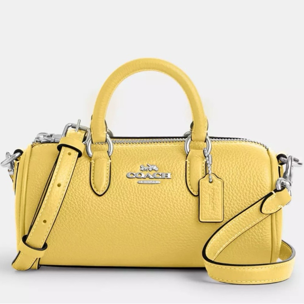 **SOLD** Coach Lacy Crossbody in Retro Yellow.☀️